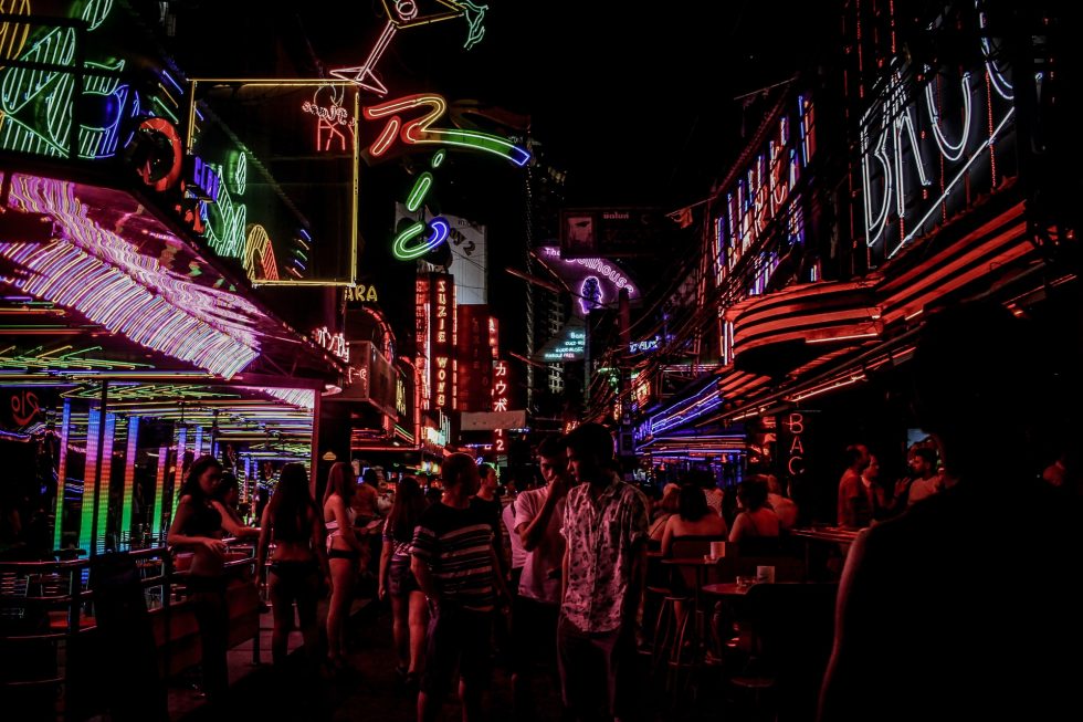 Bangkok Red Light District Well Known Entertainment Nightlife